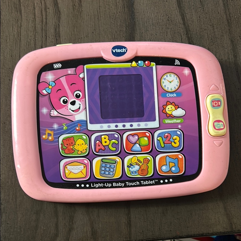 VTech Pink Light-Up Baby Touch Tablet